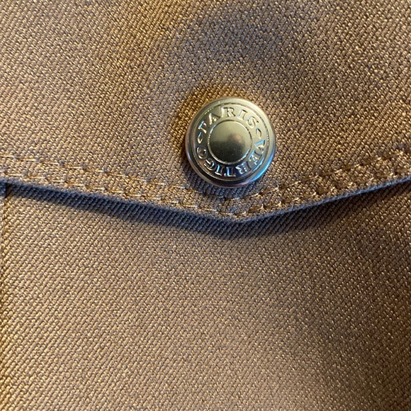 V horseman blazer/ riding coat. Silk lined, gorgeous snap buttons & II stitching - Picture 5 of 9